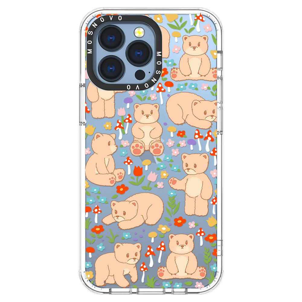 Cute Bear Phone Case - iPhone 13 Pro Case - MOSNOVO