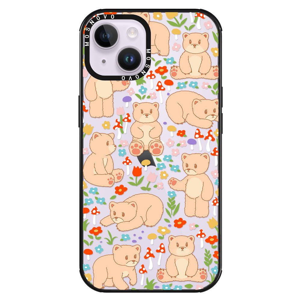 Cute Bear Phone Case - iPhone 14 Case - MOSNOVO