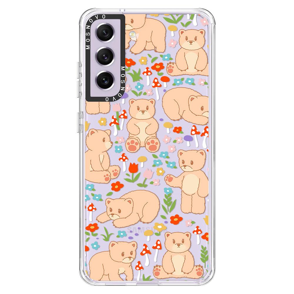 Cute Bear Phone Case - Samsung Galaxy S21 FE Case - MOSNOVO