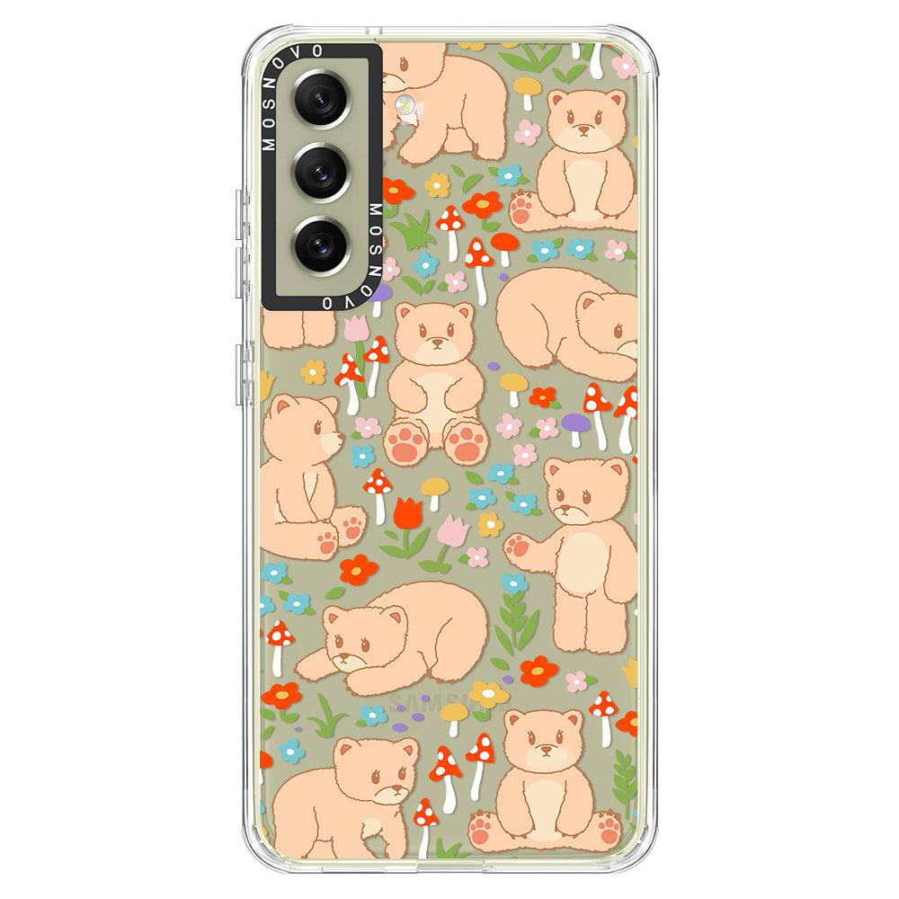 Cute Bear Phone Case - Samsung Galaxy S21 FE Case - MOSNOVO