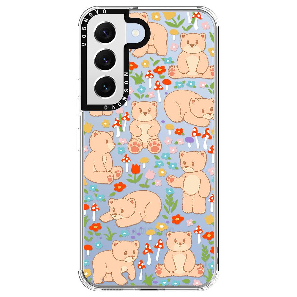 Cute Bear Phone Case - Samsung Galaxy S22 Case - MOSNOVO