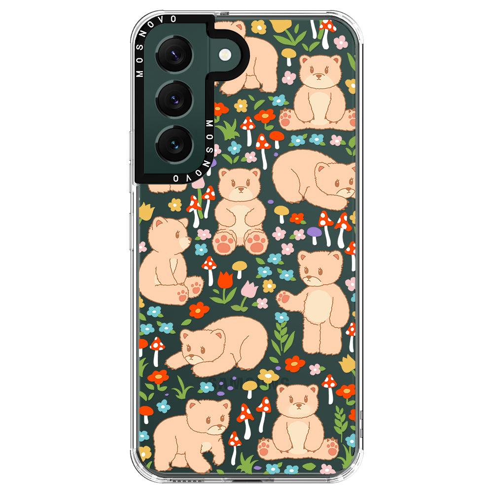 Cute Bear Phone Case - Samsung Galaxy S22 Case - MOSNOVO