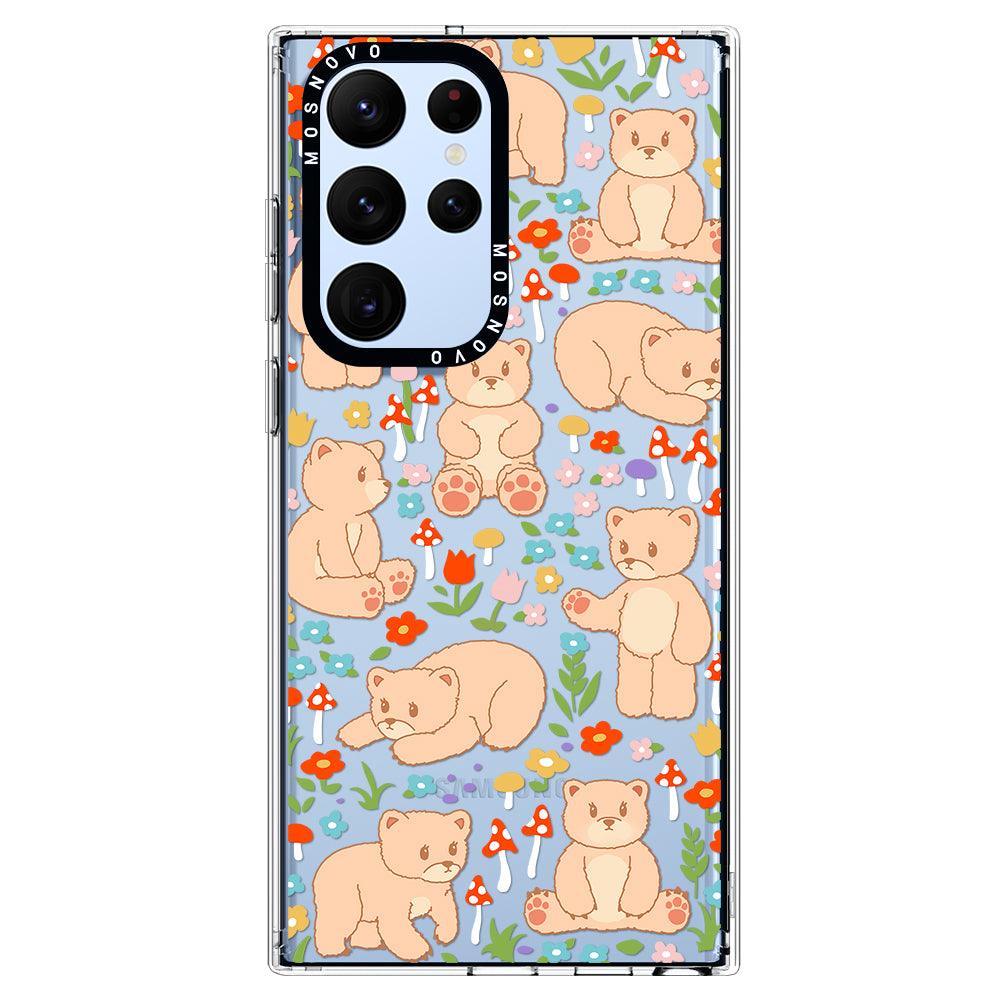 Cute Bear Phone Case - Samsung Galaxy S22 Ultra Case - MOSNOVO