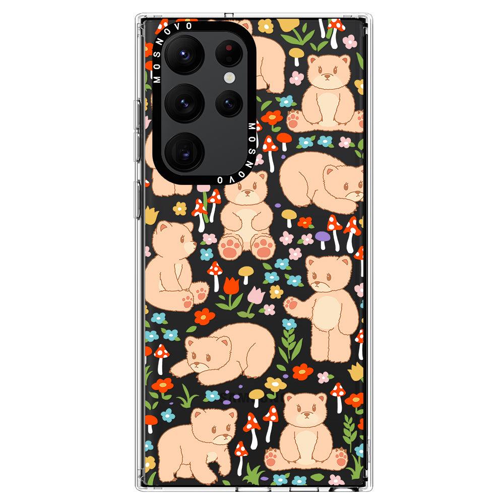 Cute Bear Phone Case - Samsung Galaxy S22 Ultra Case - MOSNOVO