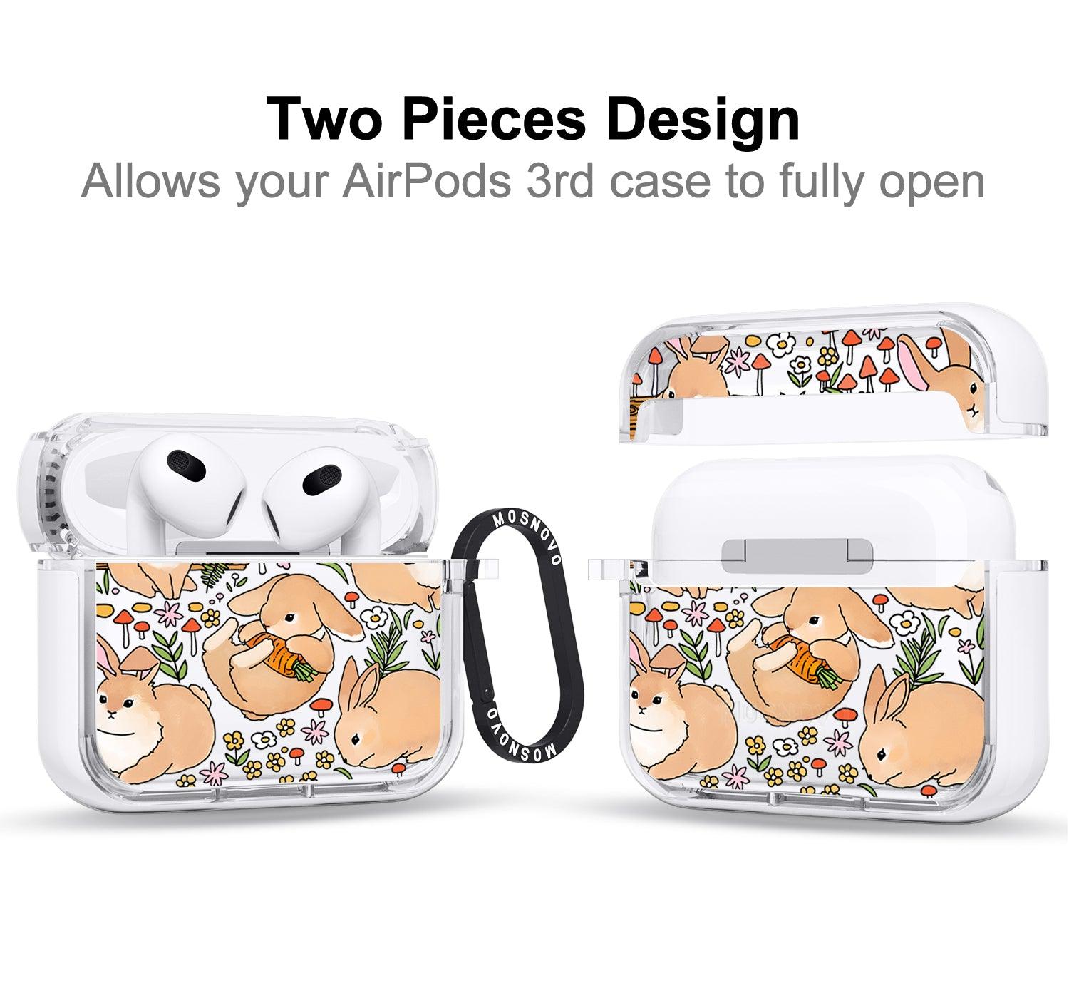 Cute Bunny Garden AirPods 3 Case (3rd Generation) - MOSNOVO
