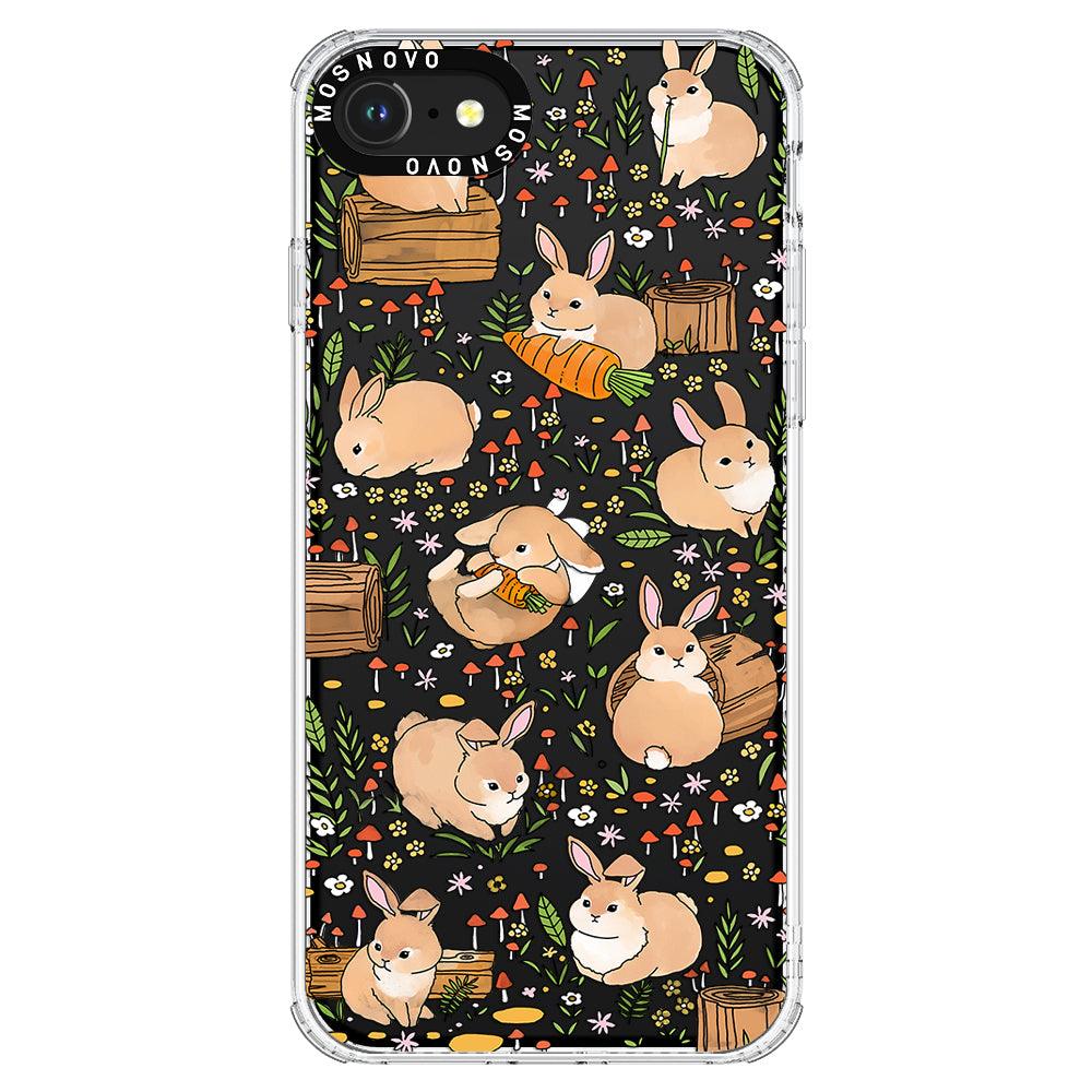 Cute Bunny Garden Phone Case - iPhone 7 Case - MOSNOVO