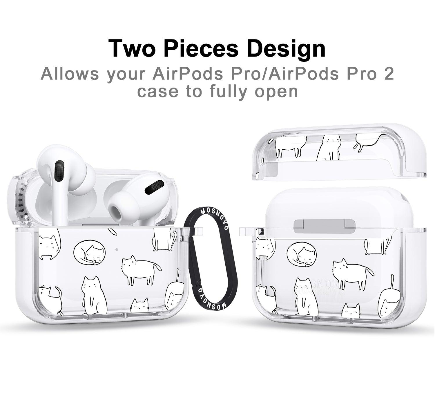 Cute Cats AirPods Pro 2 Case (2nd Generation) - MOSNOVO