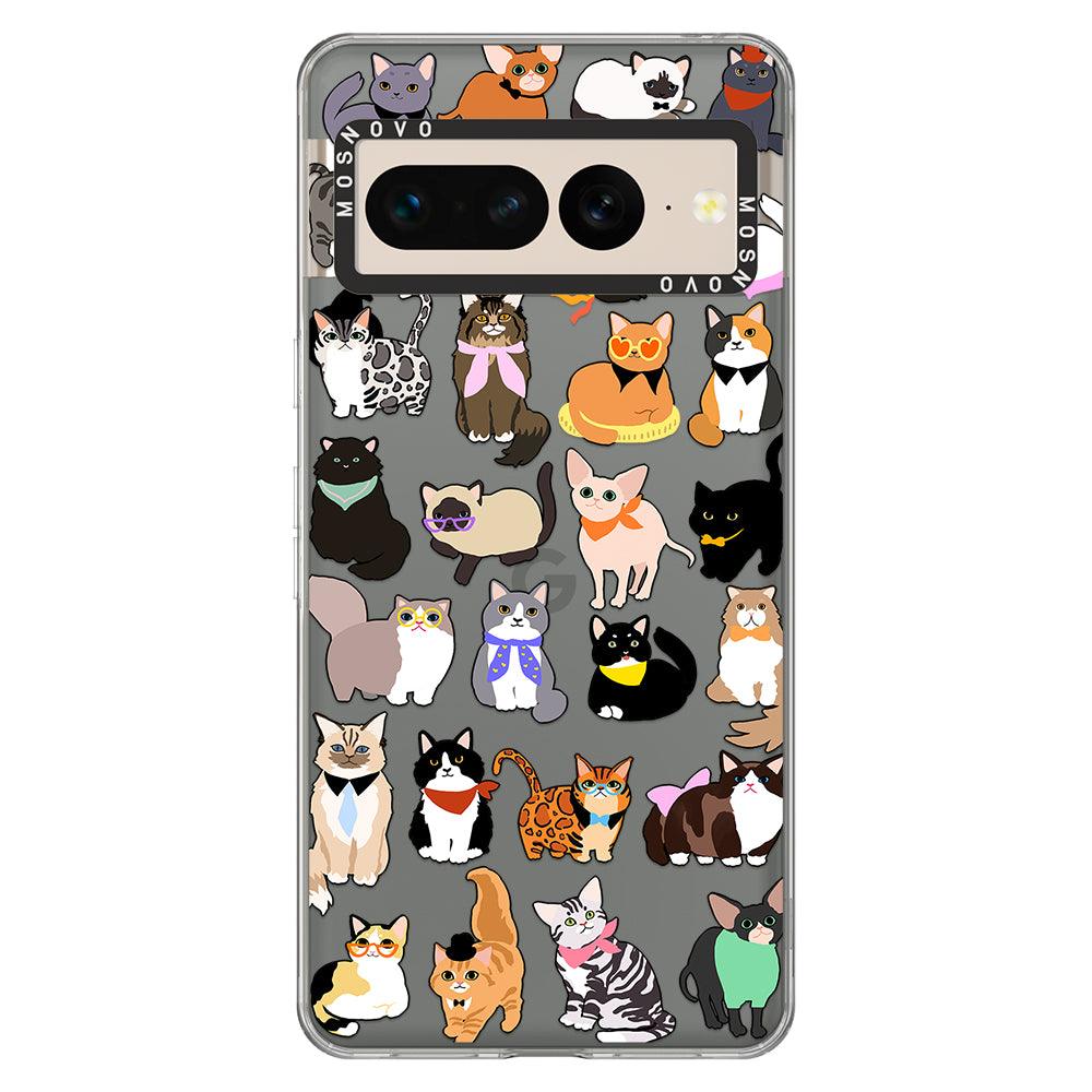 Cute Cats Phone Case - Google Pixel 7 Pro Case - MOSNOVO