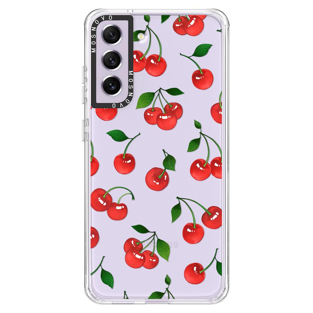 Cute Cherry Phone Case - Samsung Galaxy S21 FE Case - MOSNOVO