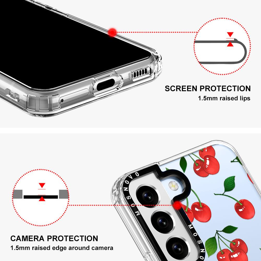 Cute Cherry Phone Case - Samsung Galaxy S22 Case - MOSNOVO