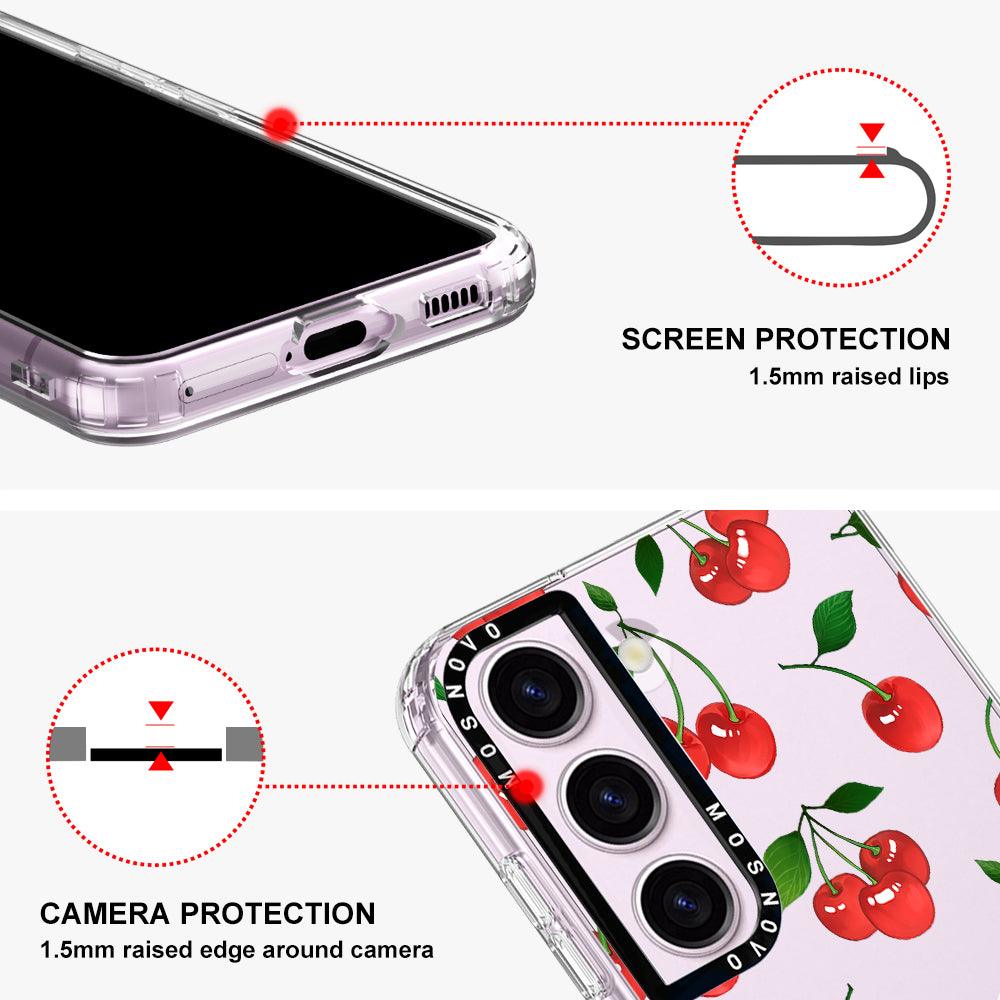 Cute Cherry Phone Case - Samsung Galaxy S23 Plus Case - MOSNOVO