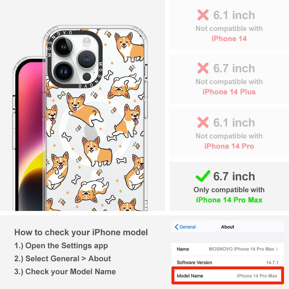Corgi Phone Case - iPhone 14 Pro Max Case - MOSNOVO