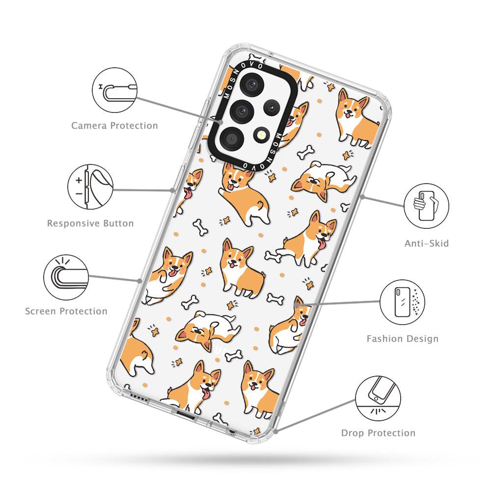 Cute Corgi Phone Case - Samsung Galaxy A52 & A52s Case - MOSNOVO