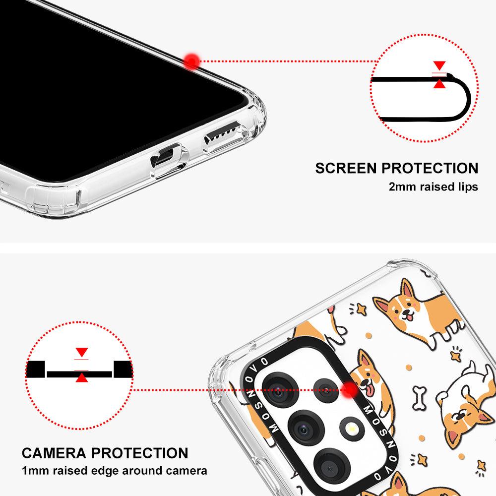 Cute Corgi Phone Case - Samsung Galaxy A53 Case - MOSNOVO