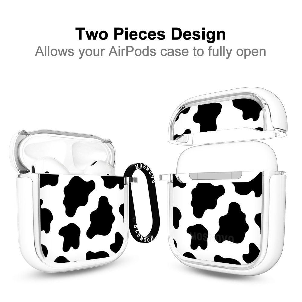 Cute Cow Moo Moo Print AirPods 1/2 Case - MOSNOVO