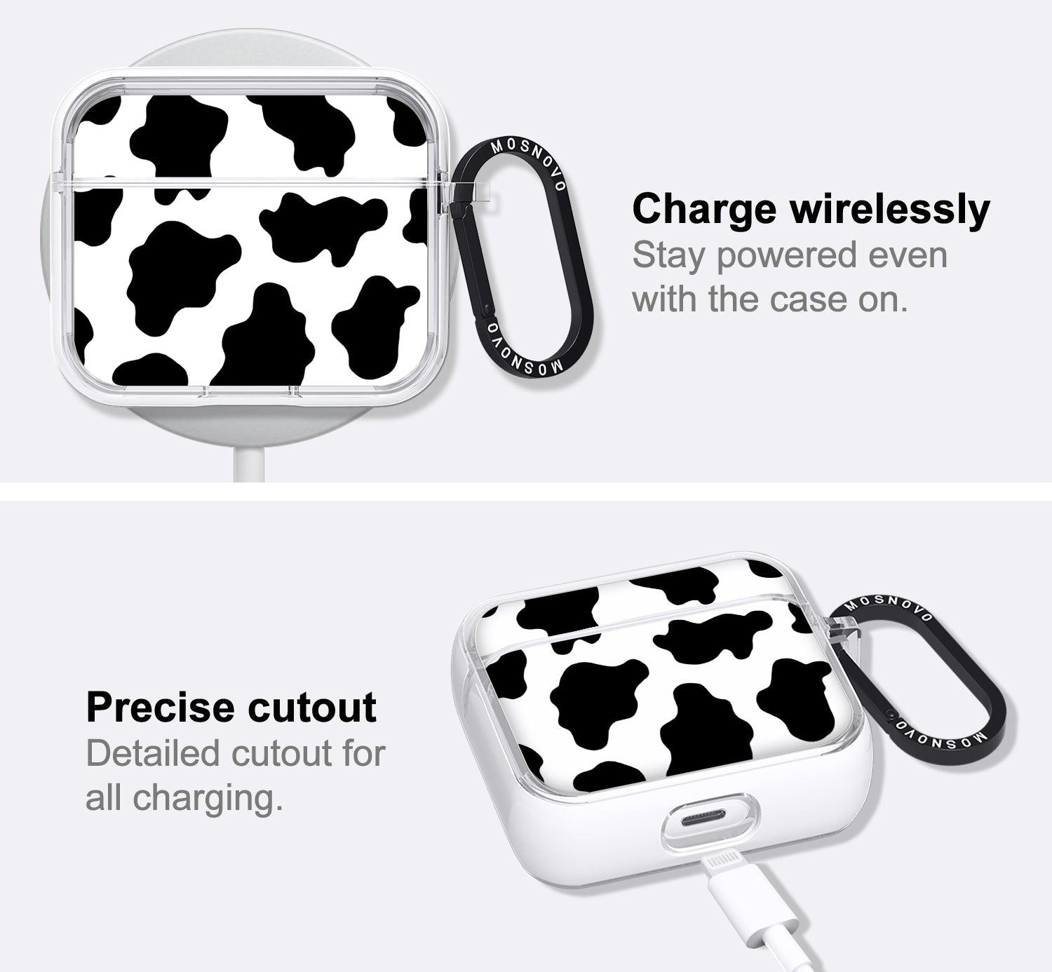 Cute Cow Moo Moo Print AirPods 3 Case (3rd Generation) - MOSNOVO
