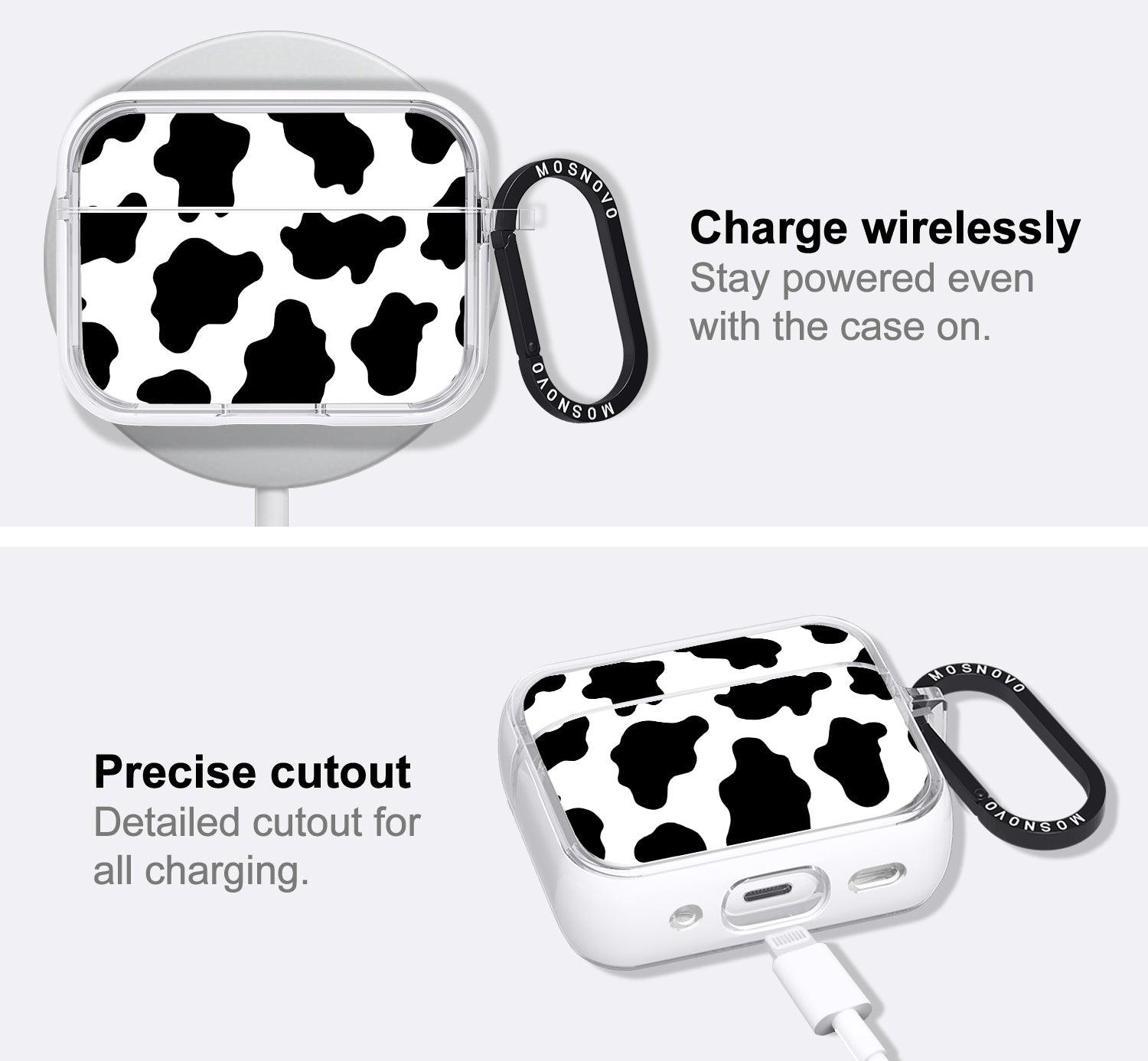 Cute Cow Moo Moo Print AirPods Pro 2 Case (2nd Generation) - MOSNOVO