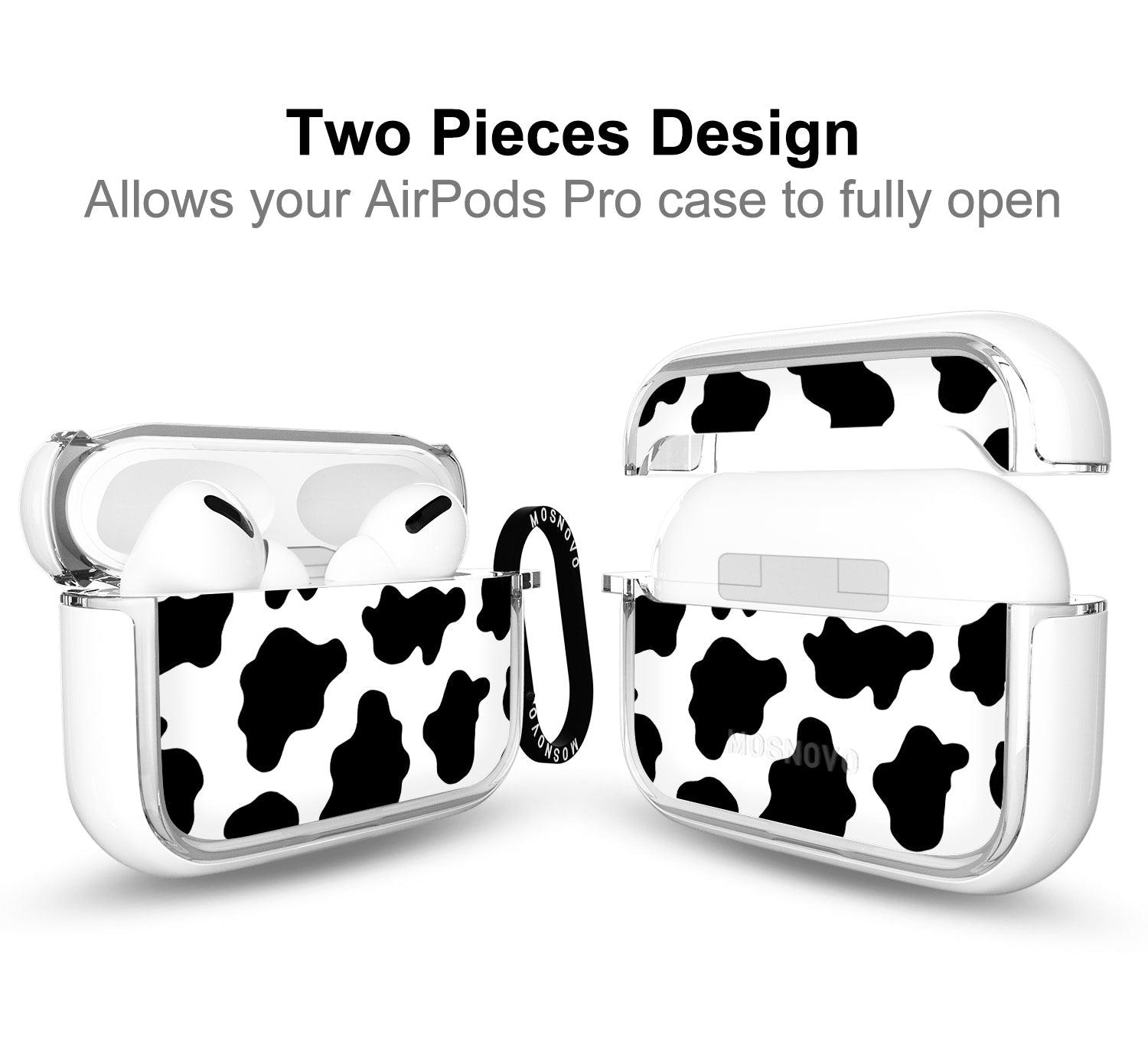 Cute Cow Moo Moo Print AirPods Pro Case - MOSNOVO