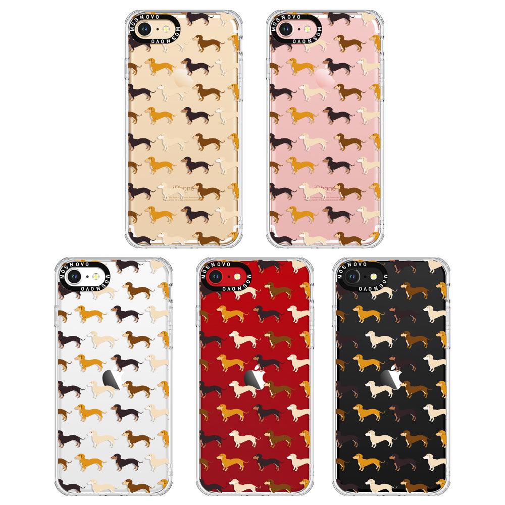 Cute Dachshund Phone Case - iPhone 7 Case - MOSNOVO