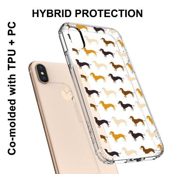Cute Dachshund Phone Case - iPhone X Case - MOSNOVO
