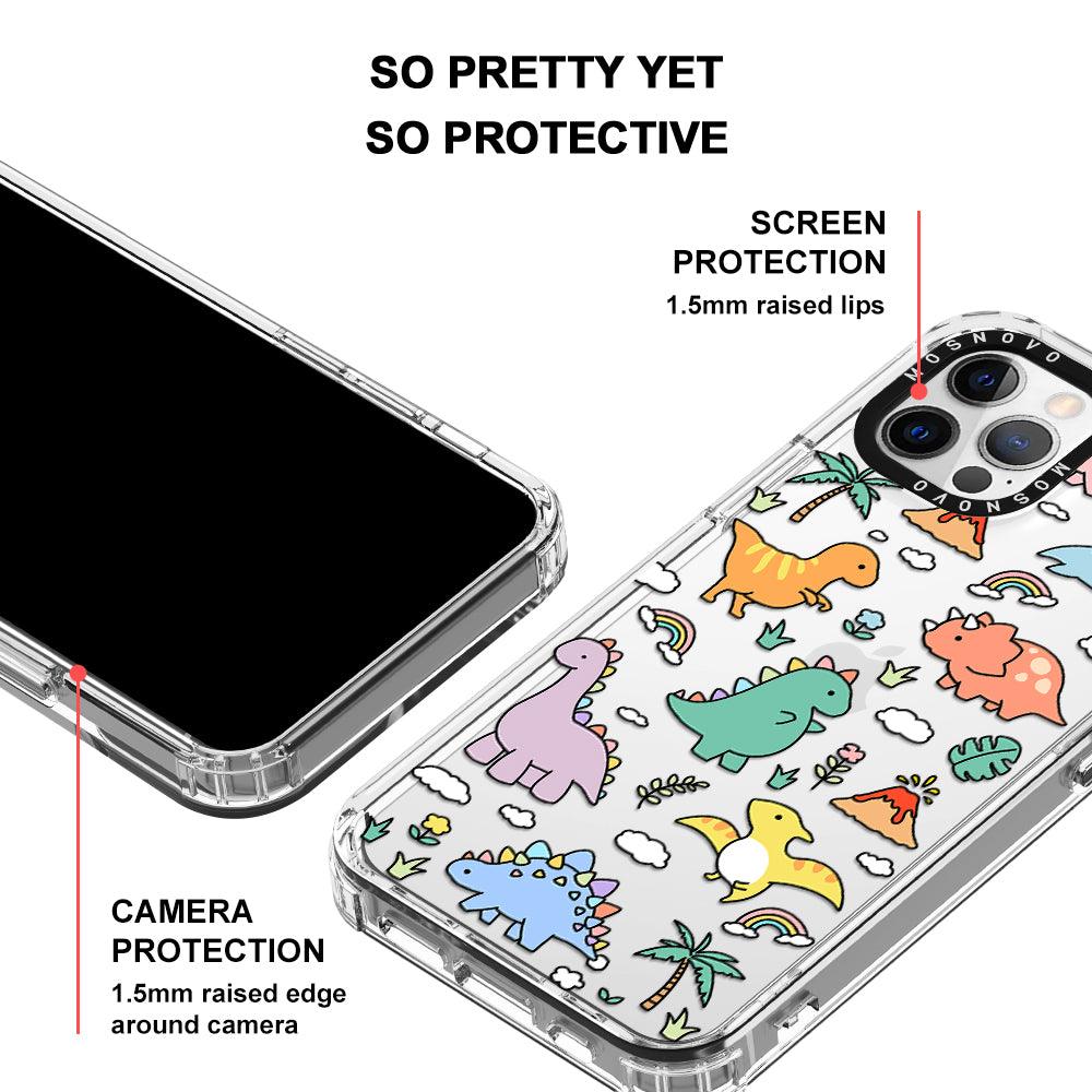 Cute Dinosaur World Phone Case - iPhone 12 Pro Max Case - MOSNOVO