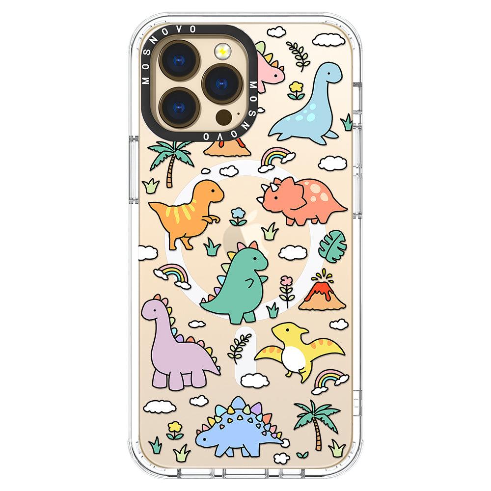 Cute Dinosaur World Phone Case - iPhone 13 Pro Max Case - MOSNOVO
