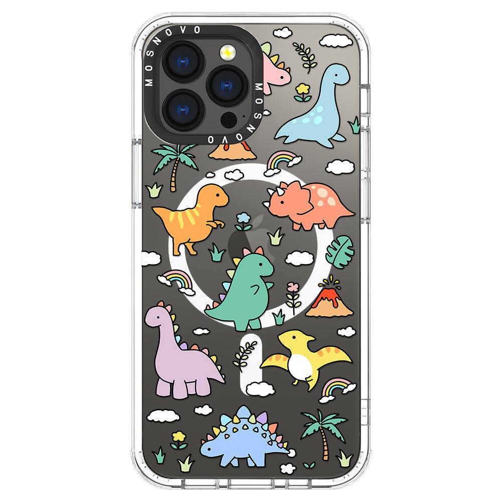 Cute Dinosaur World Phone Case - iPhone 13 Pro Max Case - MOSNOVO