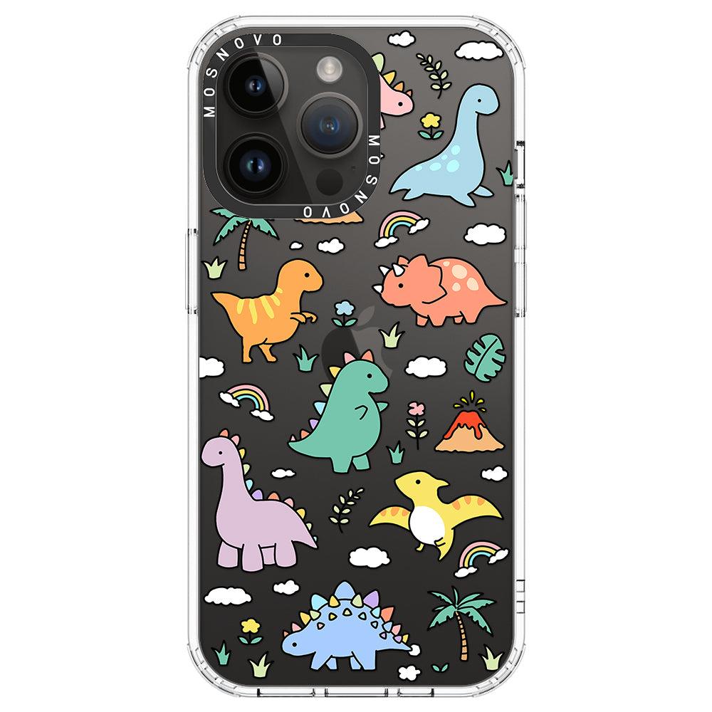 Cute Dinosaur World Phone Case - iPhone 14 Pro Max Case - MOSNOVO