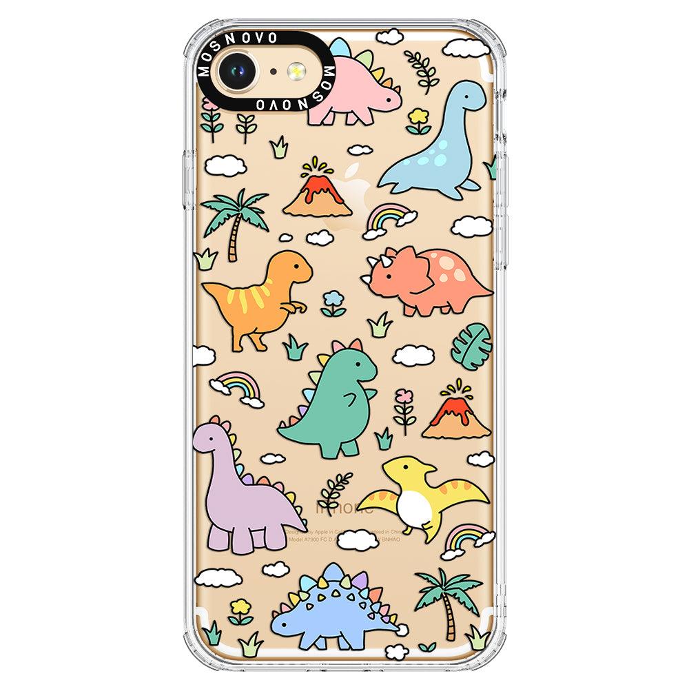 Cute Dinosaur World Phone Case - iPhone 8 Case - MOSNOVO
