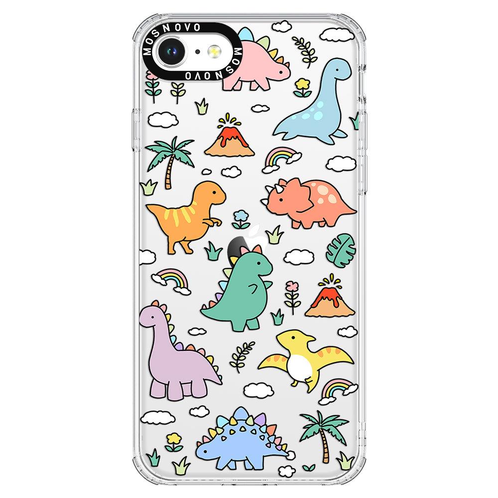 Cute Dinosaur World Phone Case - iPhone 8 Case - MOSNOVO