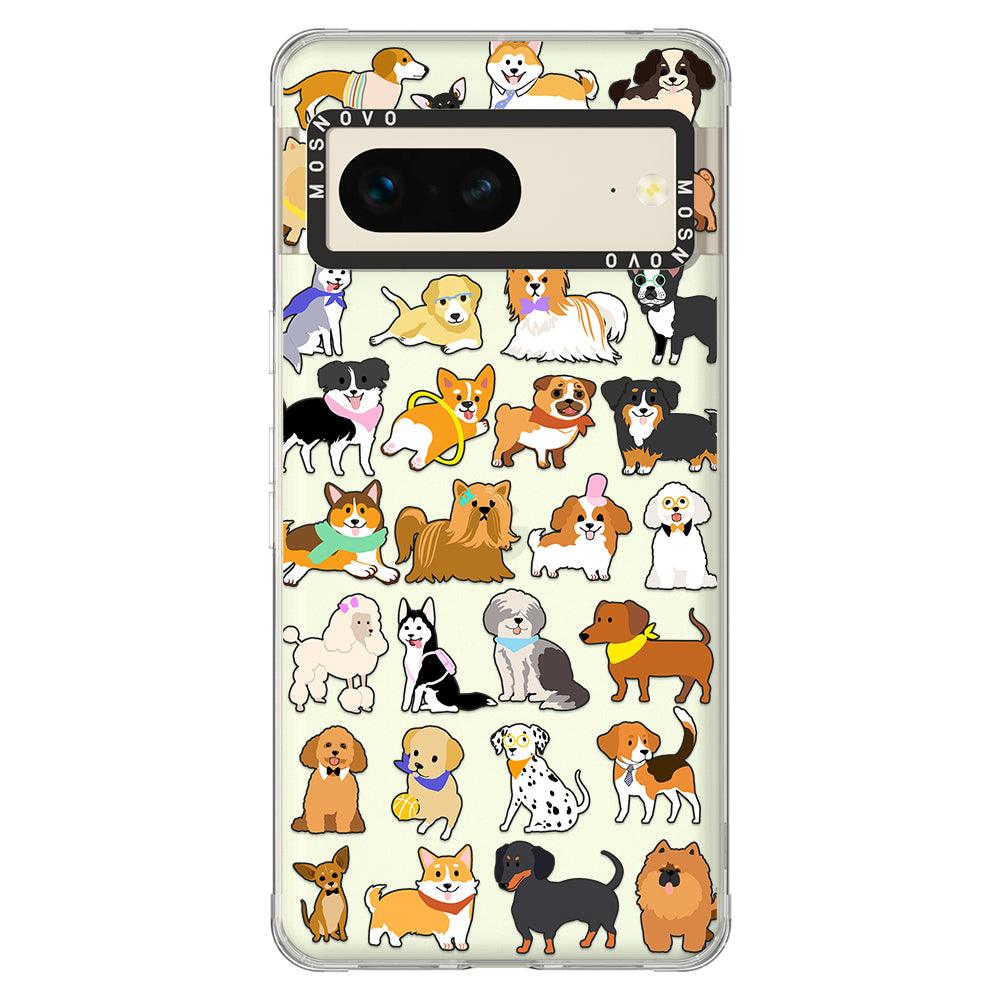 Cute Dogs Phone Case - Google Pixel 7 Case - MOSNOVO