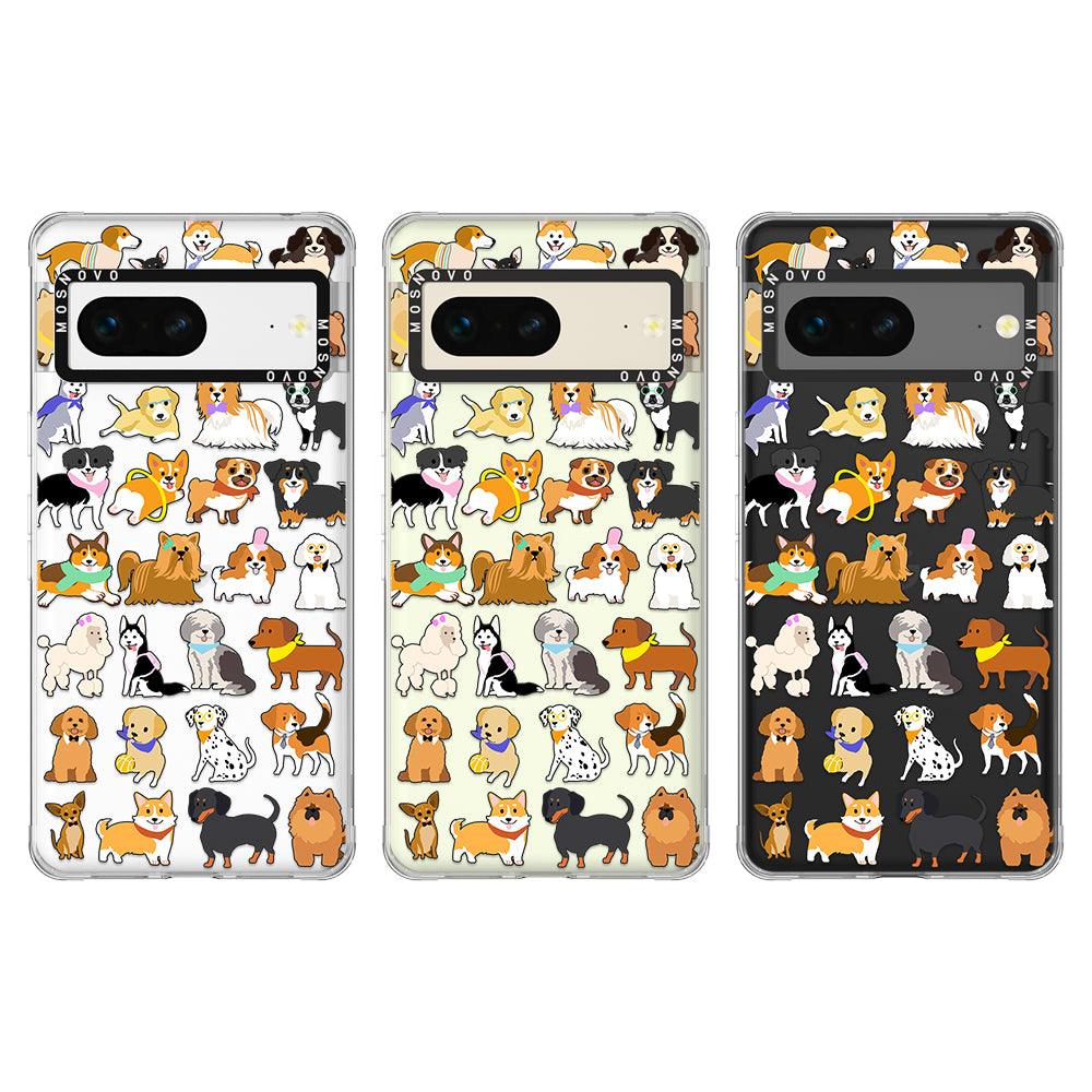 Cute Dogs Phone Case - Google Pixel 7 Case - MOSNOVO