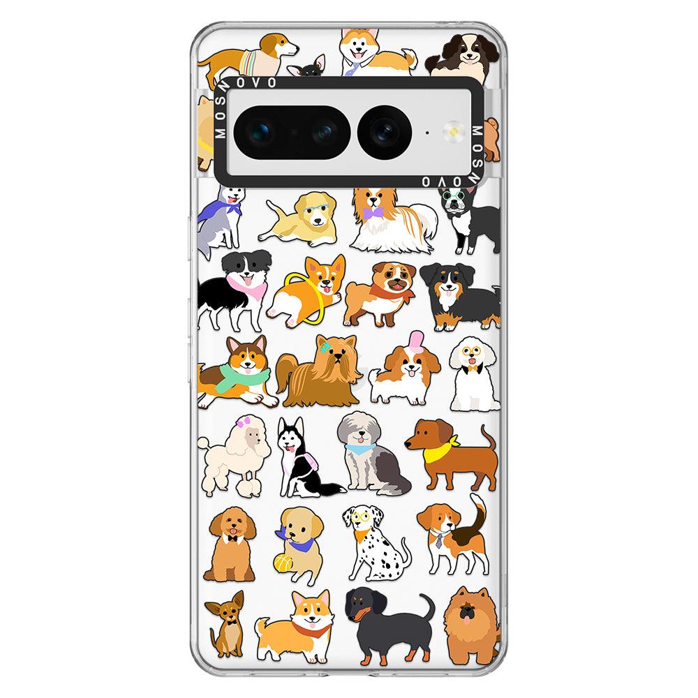 Cute Dogs Phone Case - Google Pixel 7 Pro Case - MOSNOVO