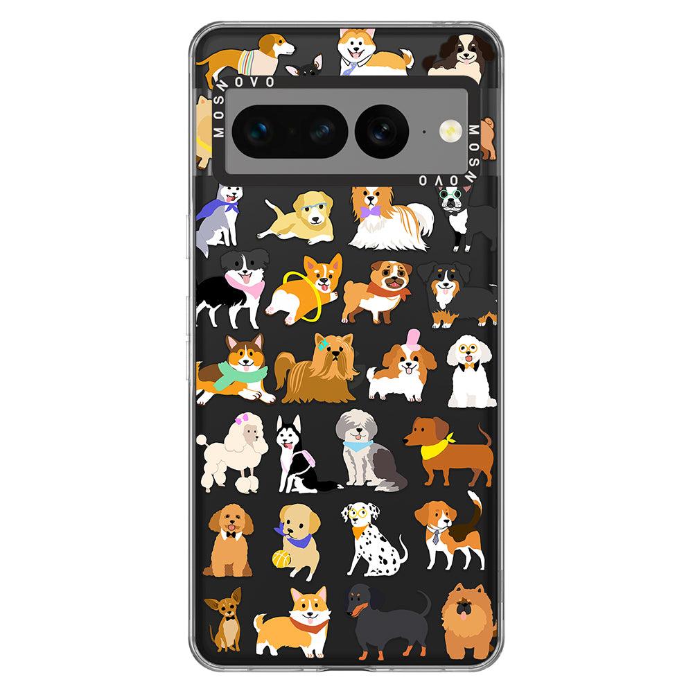 Cute Dogs Phone Case - Google Pixel 7 Pro Case - MOSNOVO