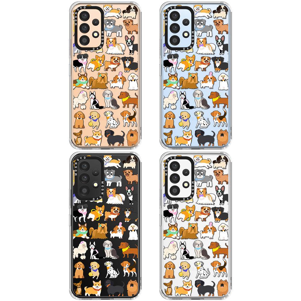 Cute Dogs Phone Case - Samsung Galaxy A53 Case - MOSNOVO