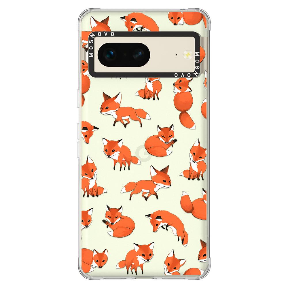 Cute Fox Phone Case - Google Pixel 7 Case - MOSNOVO