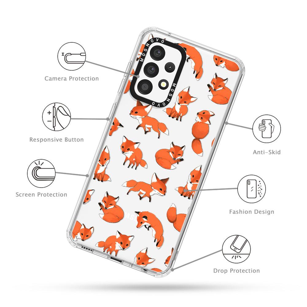 Cute Fox Phone Case - Samsung Galaxy A52 & A52s Case - MOSNOVO