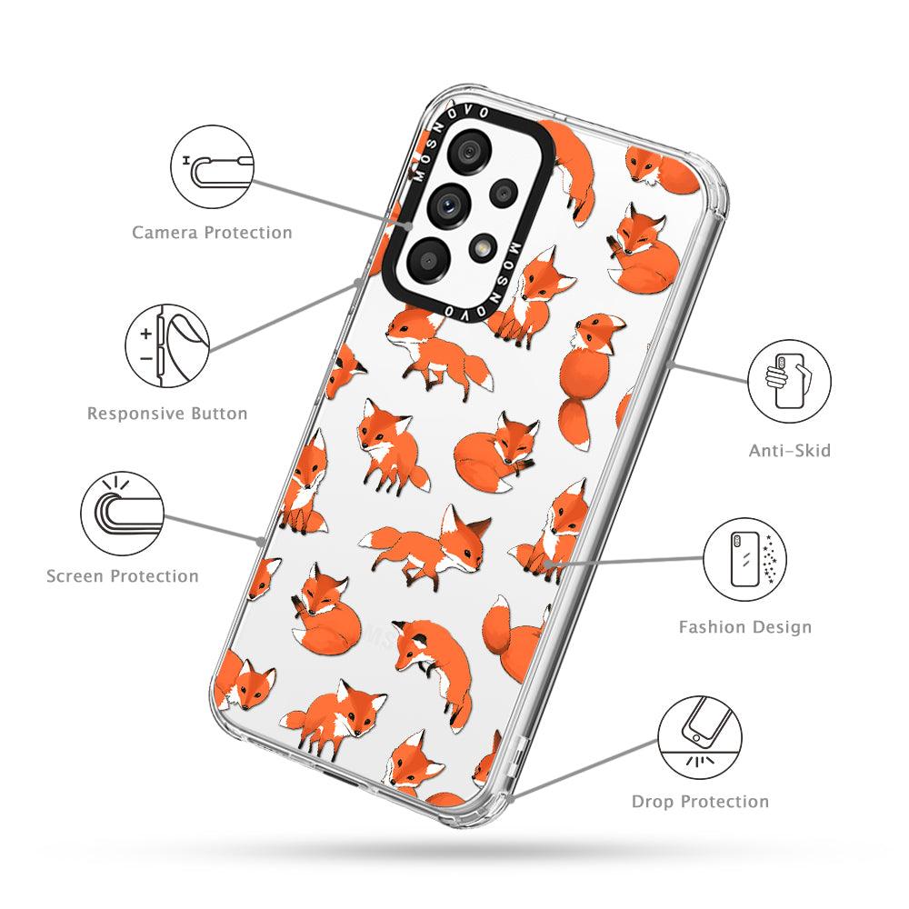 Cute Fox Phone Case - Samsung Galaxy A53 Case - MOSNOVO