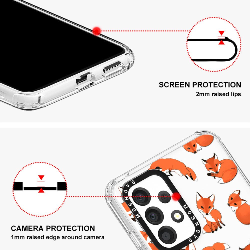 Cute Fox Phone Case - Samsung Galaxy A53 Case - MOSNOVO