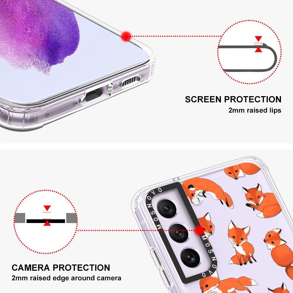 Cute Fox Phone Case - Samsung Galaxy S21 FE Case - MOSNOVO