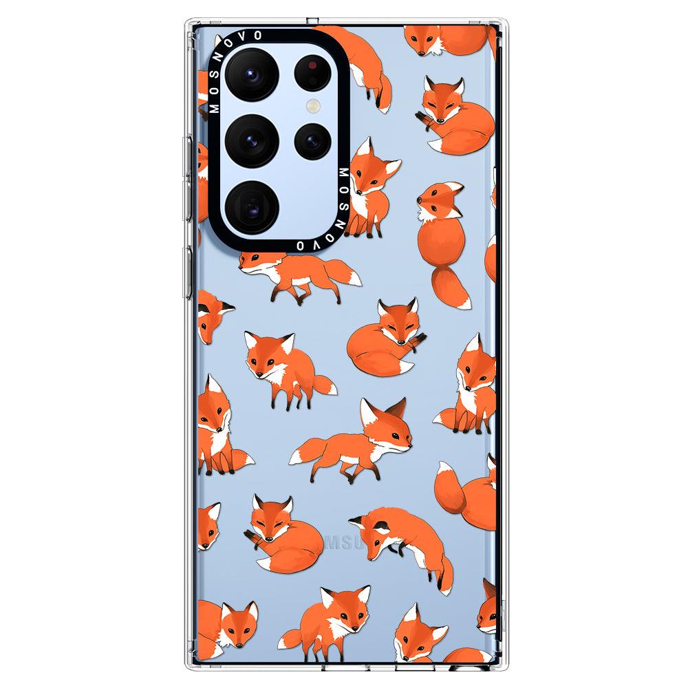 Cute Fox Phone Case - Samsung Galaxy S22 Ultra Case - MOSNOVO