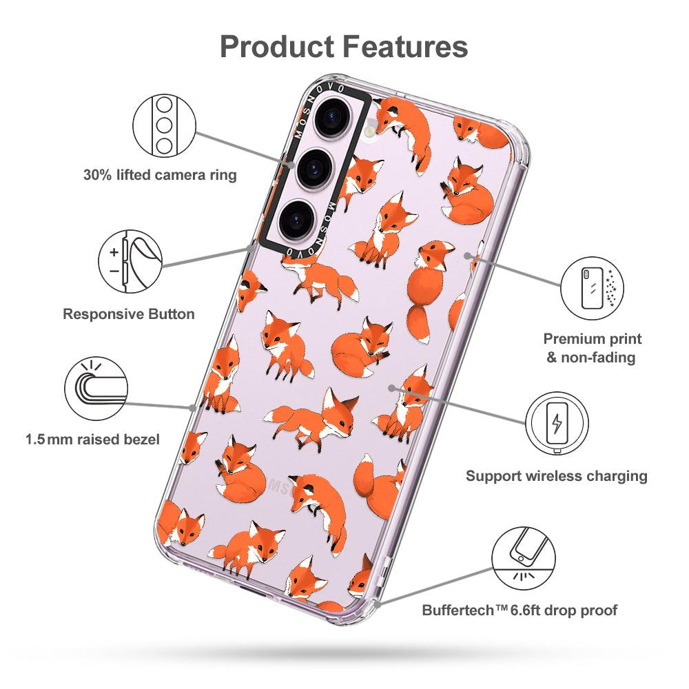 Cute Fox Phone Case - Samsung Galaxy S23 Plus Case - MOSNOVO