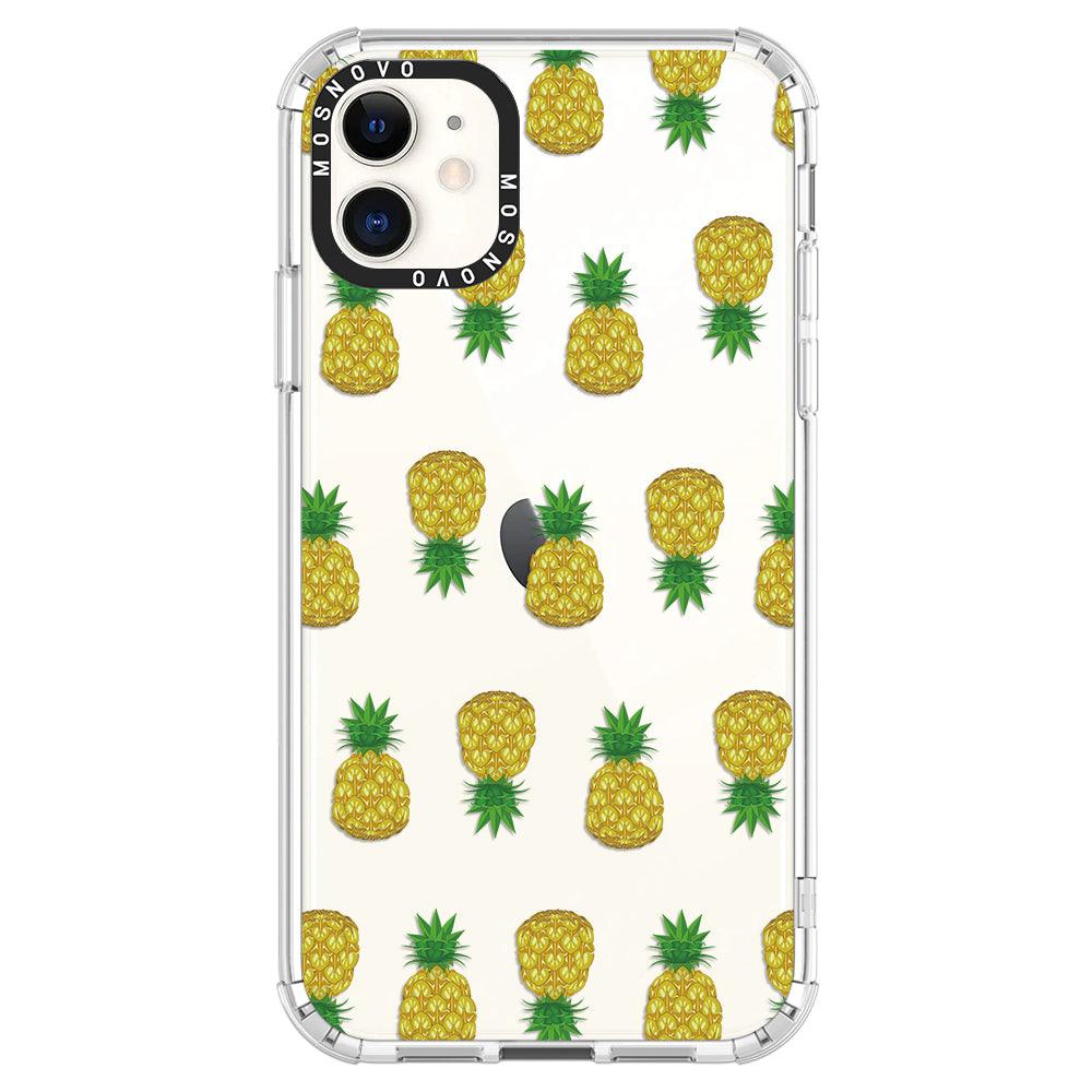 Cute Pineapples Phone Case - iPhone 11 Case - MOSNOVO