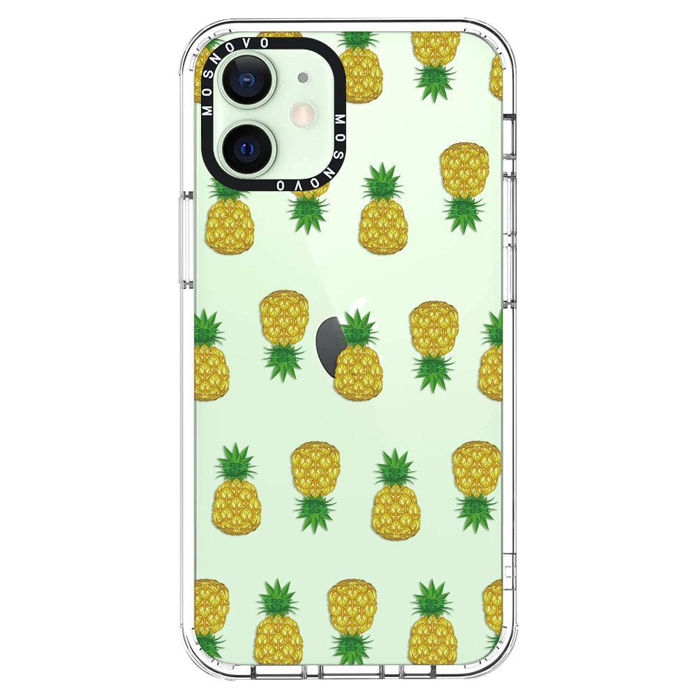 Cute Pineapples Phone Case - iPhone 12 Case - MOSNOVO
