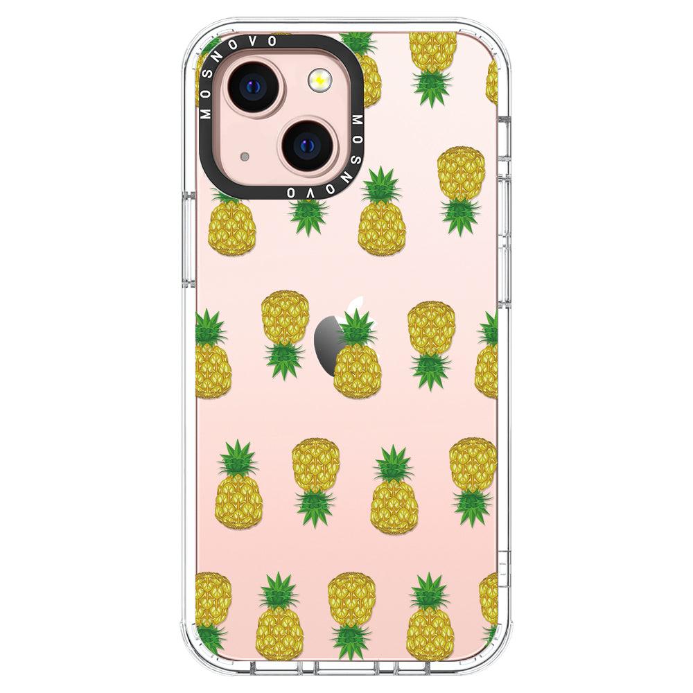 Cute Pineapples Phone Case - iPhone 13 Mini Case - MOSNOVO