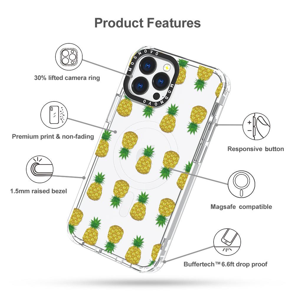 Cute Pineapples Phone Case - iPhone 13 Pro Max Case - MOSNOVO