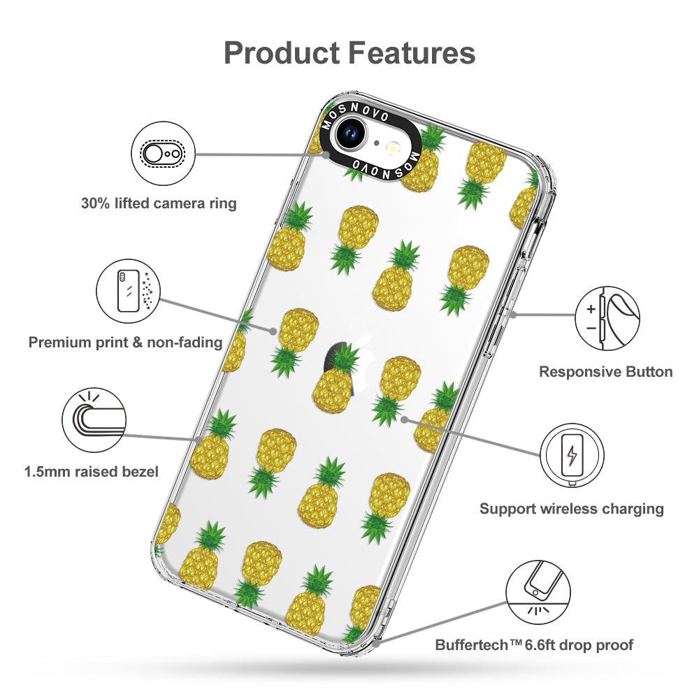 Cute Pineapples Phone Case - iPhone SE 2020 Case - MOSNOVO