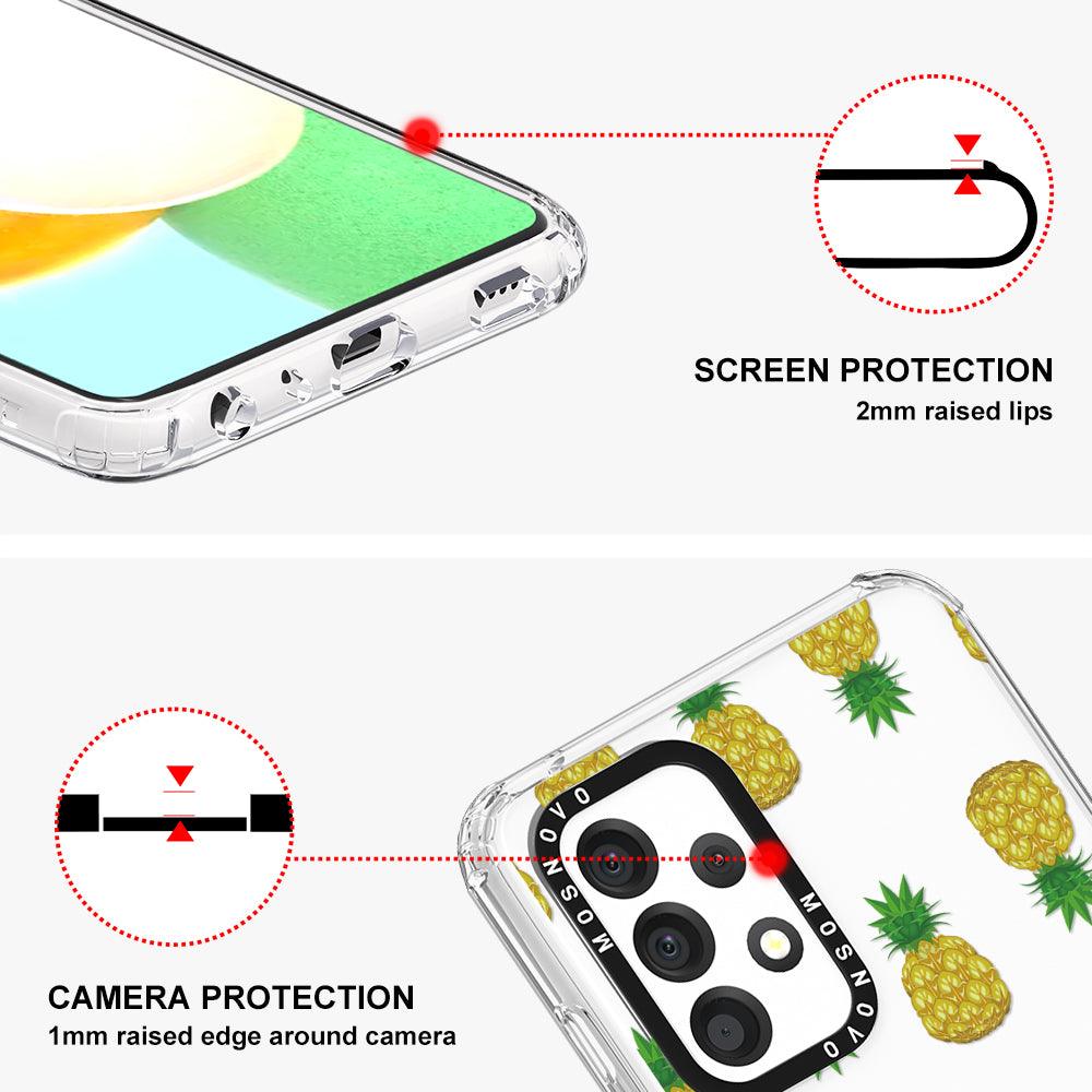 Cute Hawaiian Pineapple Phone Case - Samsung Galaxy A52 & A52s Case - MOSNOVO