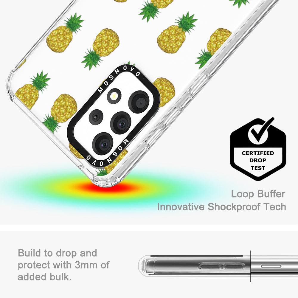 Cute Hawaiian Pineapple Phone Case - Samsung Galaxy A53 Case - MOSNOVO