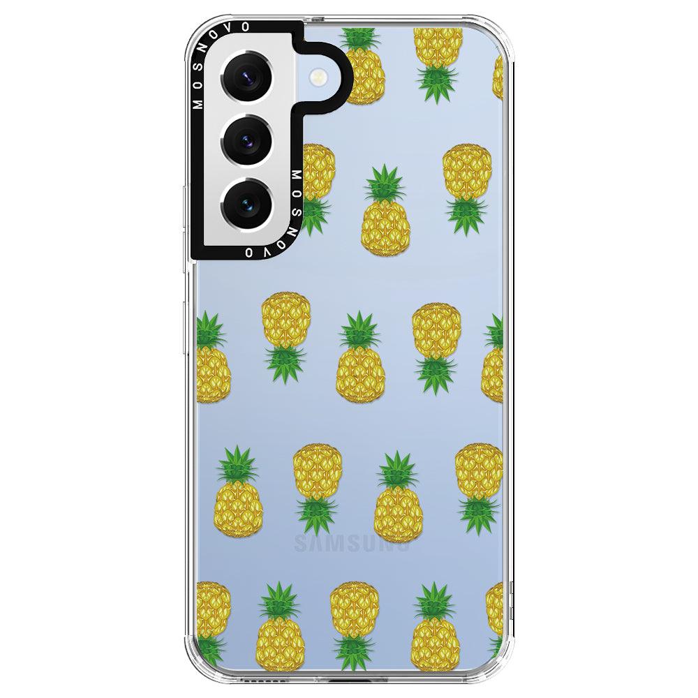 Cute Hawaiian Pineapple Phone Case - Samsung Galaxy S22 Case - MOSNOVO